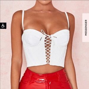 Health of CB bustier crop top